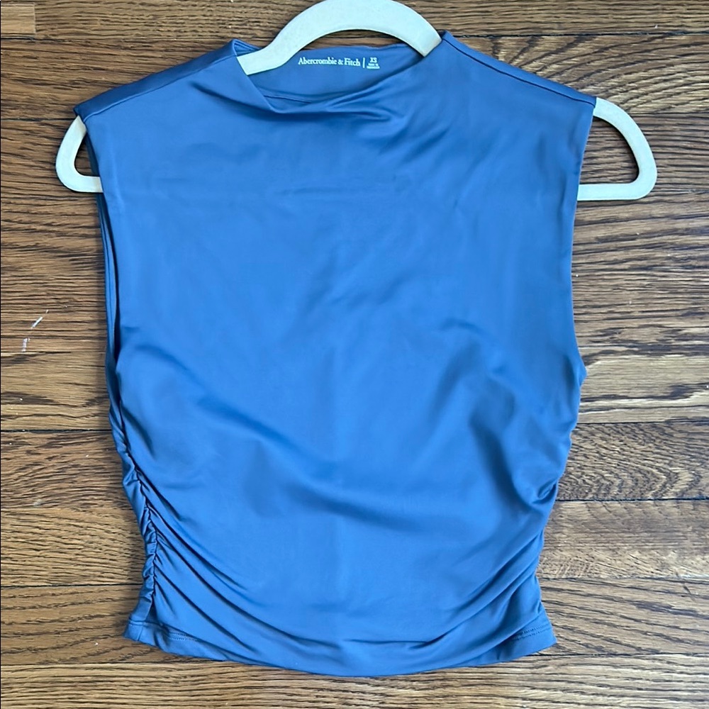 Abercrombie & Fitch Blue Sleeveless Top